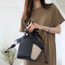 졸리팜므 더엘라 엘린백 배색 투톤 해먹백 투웨이 미니멀 토트백 크로스 숄더백 스트랩 끈조절