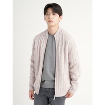[빈폴]베이지 케이블 풀 집업 카디건(BC285AA18A)