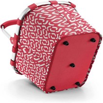Reisenthel Carrybag rhombus 쇼핑 바구니 방수, 해피 플라워스