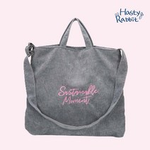 헤스티래빗 데일리 감성 코듀로이 에코백