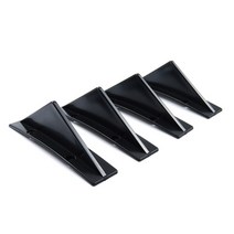 범용 탄소 섬유 자동차 변형 후면 범퍼 디퓨저 삼각형 스포일러 Bmw E46 E90 E60 E39 E36 F10 F30 X5 E53 E70 용 4 개, [05] Style 2