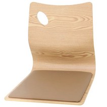 팬물산 스너그 타원 좌식의자, 브라운