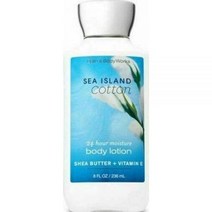 Bath and Body Works Sea Island 면 바디 로션 226.8g(8온스) 풀 사이즈