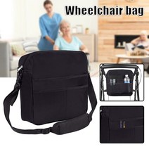유니버설 Rollator Tote 가방 휠체어 롤링 워커 스쿠터 TUE88 휴대용 다목적 스토리지, 01 Black