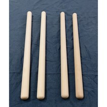 발레 무용 댄스 리듬스틱 티칭스틱 2쌍 /한국오르프악기/박달나무 2쌍