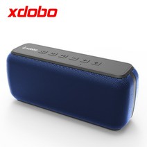 감성 블루투스 스피커 고급 인테리어 캠핑 라디오 미니 소형 대형 휴대용xdobo x8 5.0 60w 딥 베이스 사운드바 ipx5 방수 360° 서라운드 사운드 음성 지원, 협력사, 푸른