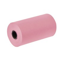 포켓포토인화지 Paperang 포켓 모바일 프린터용 접착 컬러 감열지 롤 57x30mm POS 영수증 바코드 스티커 라, 04 Pink