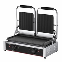 양면 그릴 2구 파니니 토스트 쿠바 샌드위치 팬, 813C