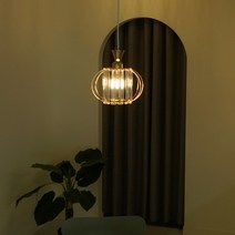 헤리 1등 펜던트 크리스탈 조명 감성 식탁등 식탁조명, LED콘램프 삼색변환 1개