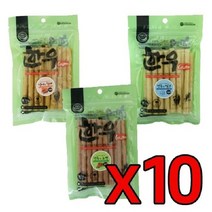 (10개묶음) 개껌 한우껌 15p 강아지 간식, 한우와소간