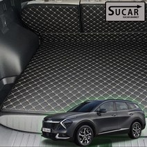 스포티지 NQ5 하이브리드 슈카마켓 퀄팅 트렁크 매트 바닥매트 차박매트 기아, 브라운, 2열 등받이+트렁크 바닥매트(분리형), 크렐사운드_무