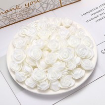 발렌타인데이 선물 특별한 커플선물 웨딩 테디 베어 장미 Diy 선물 발렌타인데이 인공 꽃 새해 크리, 01 100 pieces
