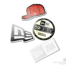 뉴에라 59FIFTY 데칼 스티커 골드 11401737