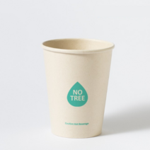 친환경 생분해 명품 대나무 종이컵 12온스 핫컵 100개 콜팝 에스프레소 테이크아웃, 대나무 종이컵 12온스 100개