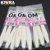 키우라 오모지그 초고속입수 오모리그봉돌 한치낚시, 3개