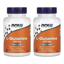 1+1 나우푸드 엘 글루타민 500mg 베지캡슐 120정 x2통