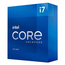 인텔 코어 i7-11700K 데스크탑 프로세서 8 최대 5.0 GHz 언락 LGA1200 (인텔 500 시리즈 및 400 칩셋) 125W 115580