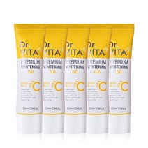 닥터비타 미백 주름개선 자외선차단 3중 기능성 프리미엄 비타민 C 화이트닝 비비크림 50g (SPF50+ / PA+++), 5개