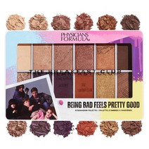 Physicians Formula The Breakfast Club 풀 메이크업 컬렉션 브론저 블러시 하이라이터 마스카라 12팬 아이섀도우 팔레트 민감한 피부용 피지션스, Being Bad Feels Pretty Good Ey
