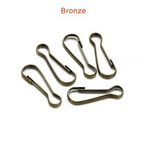 쥬얼리 보석 제작도구 개/몫 금속 스냅 클립 후크 조롱박 버클 커넥터 DIY 키 체인 캠핑 매달려 보석 만들