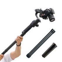 호환 액션캠 액세서리 dji ronin s sczhiyun 크레인 2용 범용 핸드헬드 짐벌 스태빌라이저 확장 로드 webill feiyu 삼각대 osmo mobile 3, 세트
