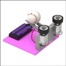 슈팅 발사대 피칭머신 5인용 슈팅발사대 피칭머신 과학 교구 만들기학습, 옵션선택__5인용