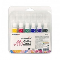 종이나라 마블링물감 6색 12ml, 10개