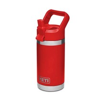 YETI Rambler 주니어 355ml12온스 아동용 물병 빨대 캡 포함 캐노피 그린 USA 미국, Canyon Red