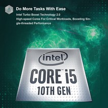 인텔 코어 i5-10400F CPU i5 세대 프로세서 2.9 GHz 6 스레드 LGA1200 게임 팬 없음 신제품, 한개옵션0