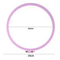 십자수틀 좌식 프랑스 원형 사각 수틀 나무 바느질 도구 컬러, 내부 23cm