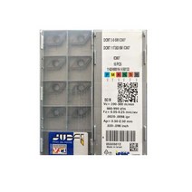 ISCAR 100 오리지널 초경 터닝 인서트 DCMT SM IC907, 07 DCMT070204-SM IC907