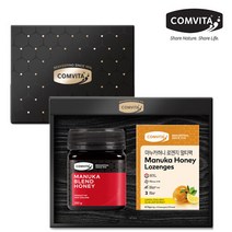 콤비타 마누카꿀 블렌드 250g + 로젠지 멀티팩 세트, 단일속성