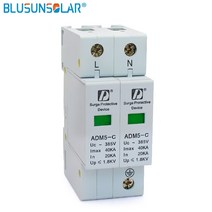 SPD 20-40kA 2P + N 385V 20kA/40kA 10kA/20ka 30kA/60kA 40kA/80kA AC 딘 레일 서지 발판 저전압 서지 보, 03 30KA60KA