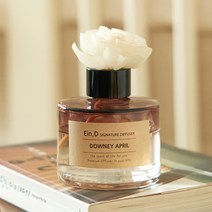 에인디 명품 차량용&홈용 110ml 디퓨저 방향제 대용량 실내탈취, 디퓨저+플라워스틱, 하와이안피치