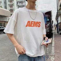 여름 심플한 반팔 티셔츠 남성 한국 느슨한 캐주얼 탑