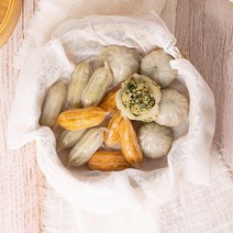 No밀가루 피로 빚은 감자만두3종 골라담기 쪼랭이 김치쪼랭이 강원도산나물 만두, 김치쪼랭이만두1.4kg+산나물만두1.2kg