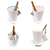 Spin - Mug Saucer / Stirrer Set, 그린(green), 옵션선택