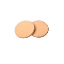 프린시아 퍼프 화장퍼프 IS NBR R 원형 사각 화장분첩 2p, 1개, 원형2P