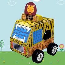 (만들기재료)박스자동차 _ 사파리 차 5개묶음 만들기재료-2802EA, 본상품선택