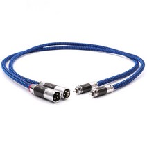 Pair 6N Silver Plated Hifi Audio Interconnector Cable With Carbon Fiber RCA to XLR Male Plug Line, 04 3m