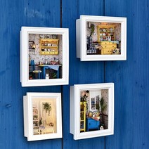 청년토이 DIY 액자속 미니어처하우스.청년리빙(무료배송), 산토리니풍경, 1개