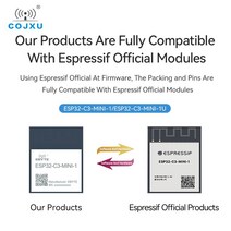 와이파이 모듈 ESP32 2.4G Wifi 무선 모듈 COJXU IEEE802.11b/g/n UART I/O 20dBm PCB 안테나 저전력 소비, 한개옵션0