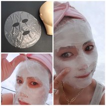 마스크팩 시트 보습 강화 일회용 비닐 커버 매 페이스 케어 화이트팩 개선 얼굴 셀프뷰티, 단품