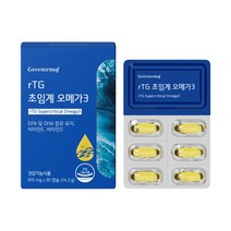 rTG 초임계 오메가 3, 810mgX30캡슐 1박스