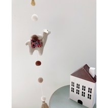 (스텔리나 ) 알파카히말라야 양모펠트 인테리어소품 감성캠핑 아이방 꾸미기