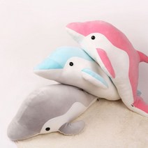 국민애착인형 귀여운인형선물 토이웍스 파스텔돌고래 귀여운 애착 100cm (올핀)_1972EA, 그레이