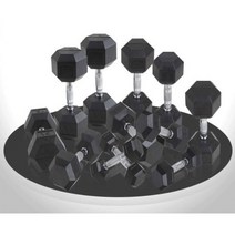 베스코 육각 덤벨 아령 PEV 1kg - 20kg 홈트 홈짐 가정용 클럽용 헬스장, 11kg