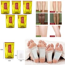 발바닥 패치 발독소 발 파스 뽀송 힐링 발파스 릴렉스 수액 노폐물 독소생강 쑥 클렌징 풋 패치 100/10 개, 04 60PCS