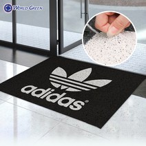 월드그린 로고매트 주문 제작 현관 매트 발매트 업소용 출입구 매트 어서오세요, 04) 코일로고매트 (테두리형), 2) 125cmX90cm, 1개