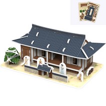 템팜 (3D입체퍼즐) 초등사회 초등미술 한국전통 기와집 초등사회교구 심심할때할만한것 초등역사교구